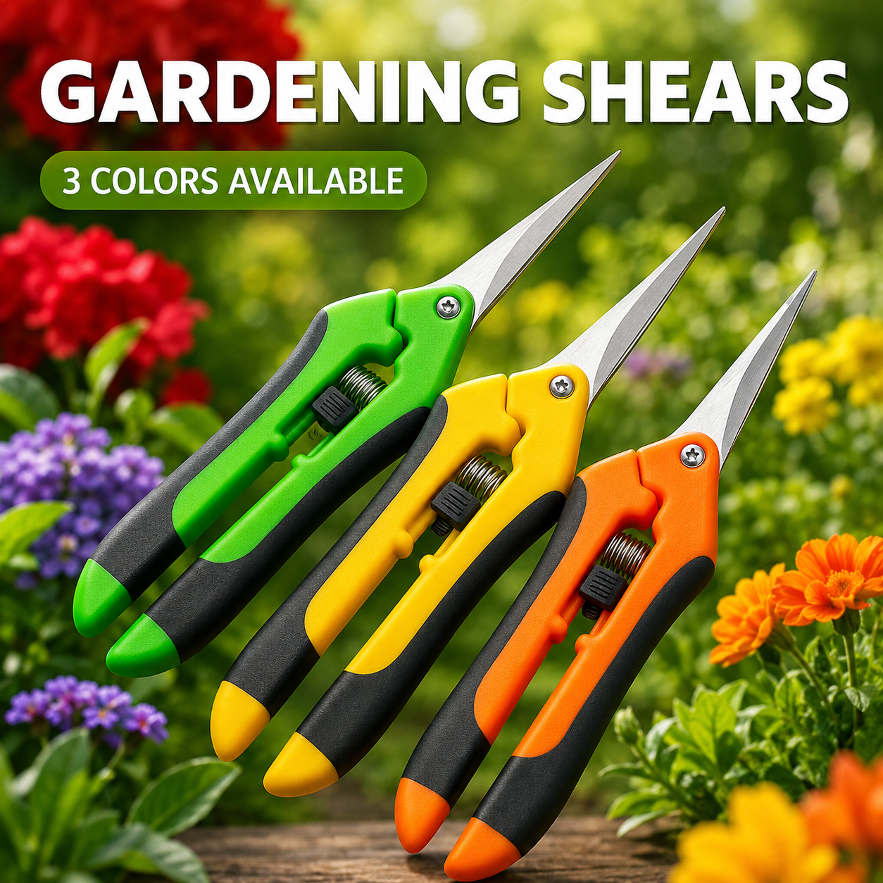 Bonsai Garden Timings - 6.5-inch Pruning Scissors for Plants, Bonsai