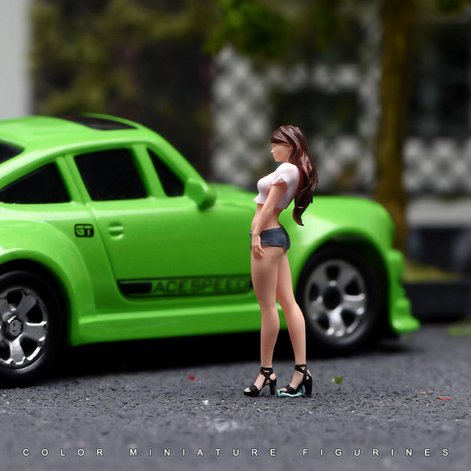 Bonsai Garden Bench - 1 64 Scale Female Figure Resin