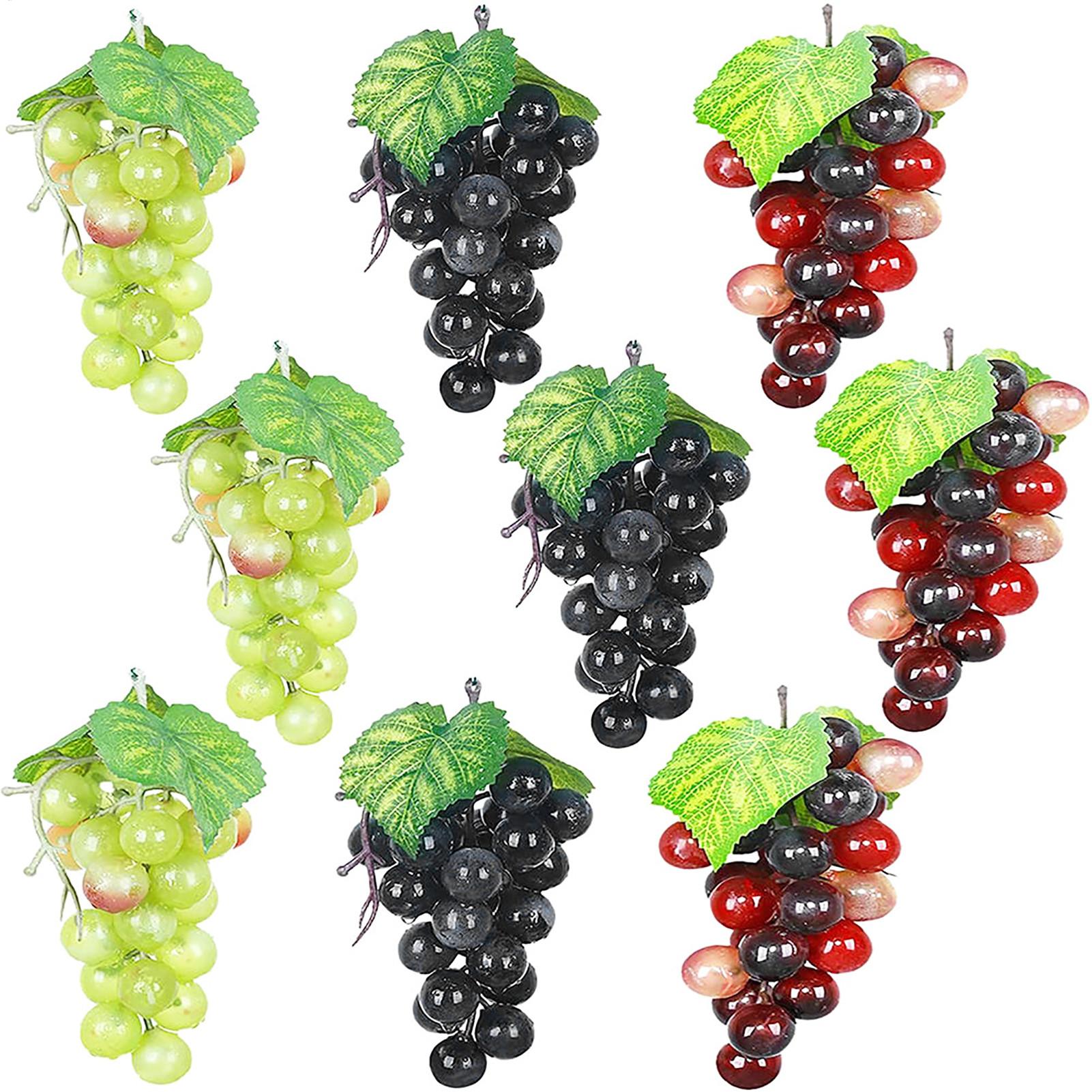 Bonsai Garden Bench - Artificial Grapes Simulation Fruits Home Garden