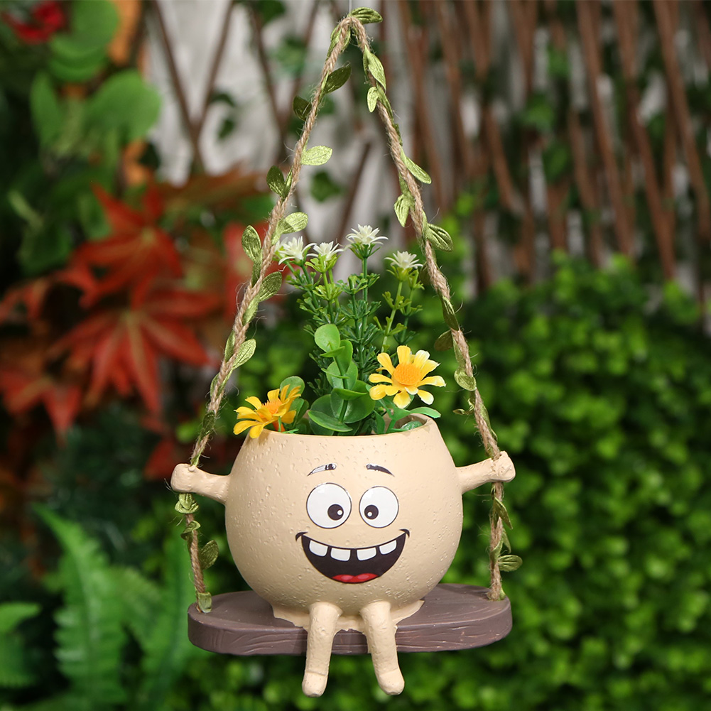 Chair/Swing Smile Face Planter - Japanese Garden Bonsai のレビューと価格