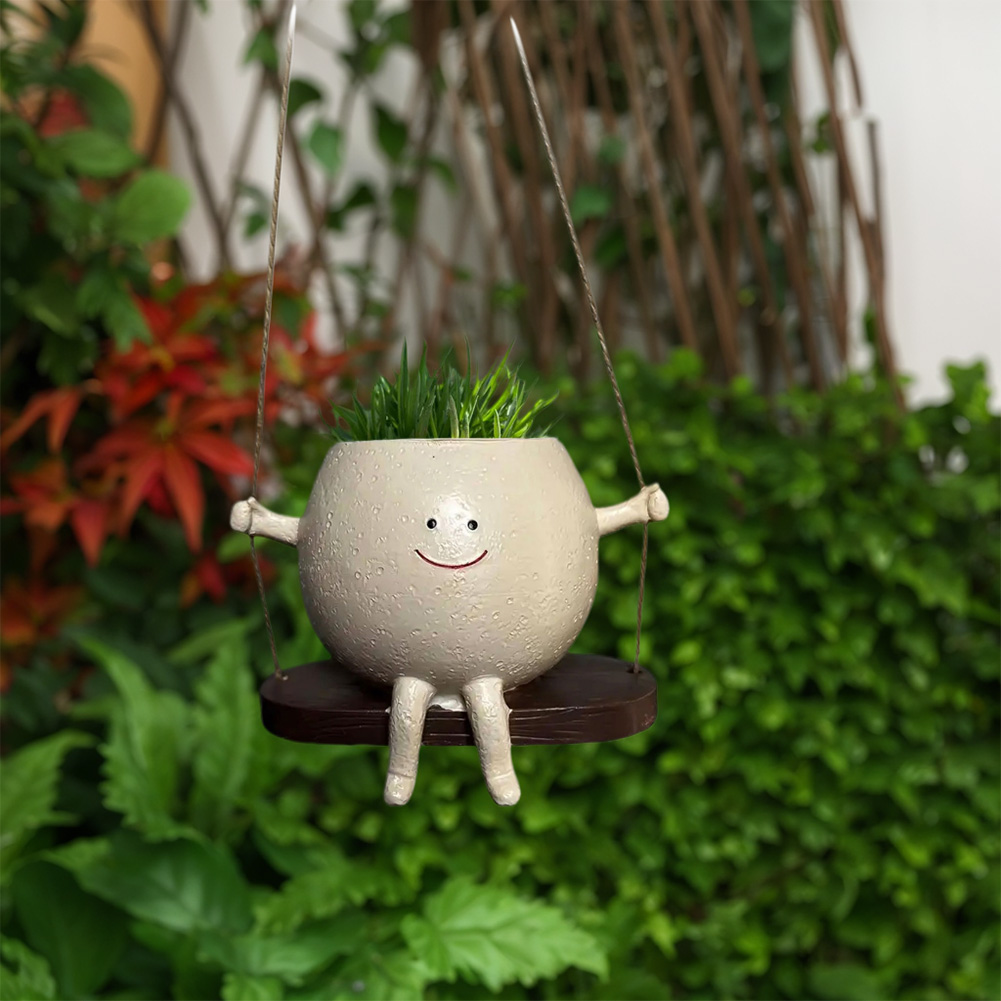 Chair/Swing Smile Face Planter - Japanese Garden Bonsai のレビューと価格