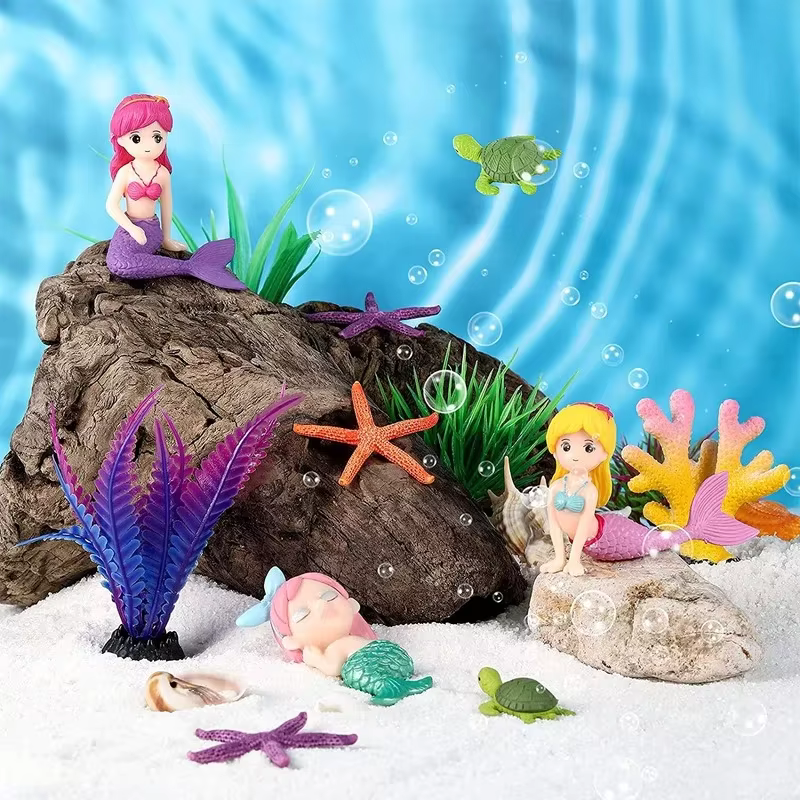 Mermaid Sculpture Mini Figurin - Bonsai Garden Bench のレビューと価格