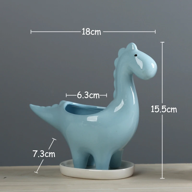 Ceramic Cartoon Dinosaur Plant - Japanese Garden Bonsai のレビューと価格