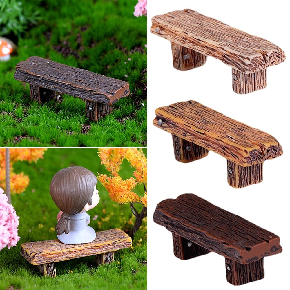 1PC Mini Wooden Park Bench Cha - Bonsai Garden Bench のレビューと価格