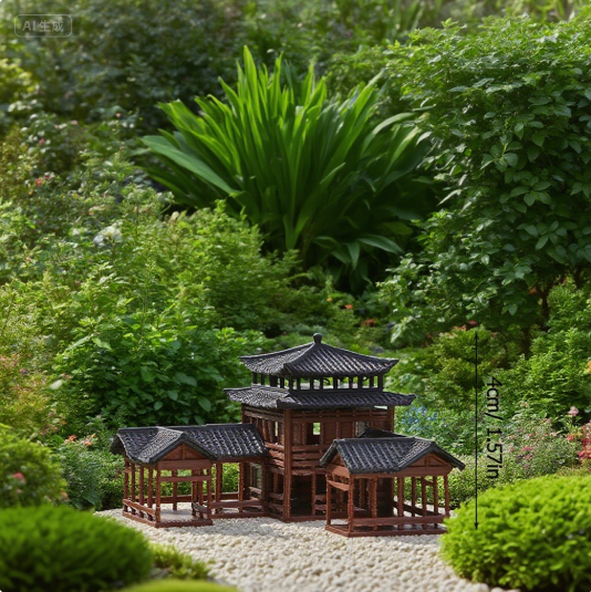 Ancient Building Model Miniatu - Japanese Garden Bonsai のレビューと価格