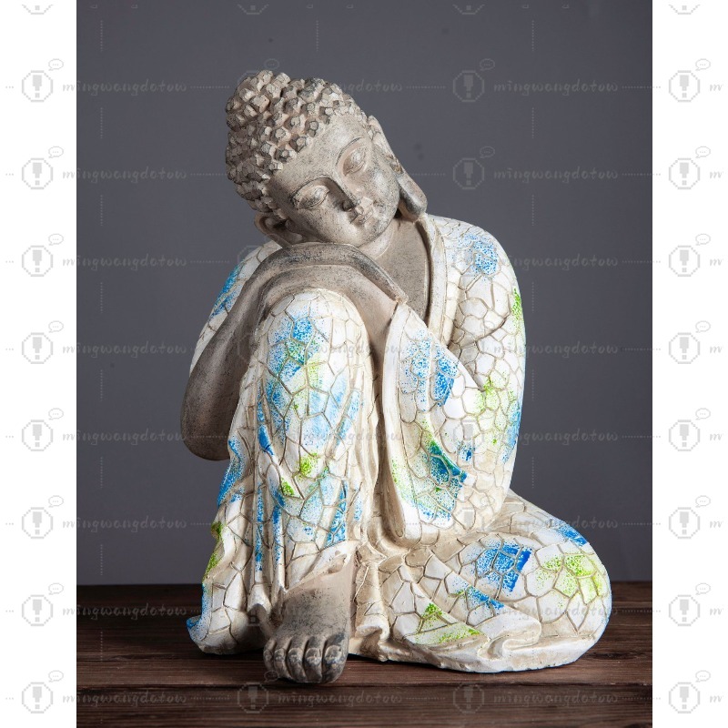 Mini Buddha Statue Ornament, N - Bonsai Garden Decor のレビューと価格