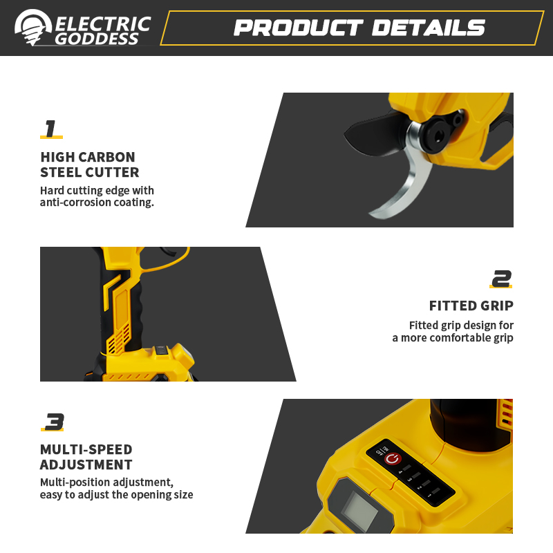 Brushless 55mm Electric Prunin - Bonsai Garden Tools のレビューと価格