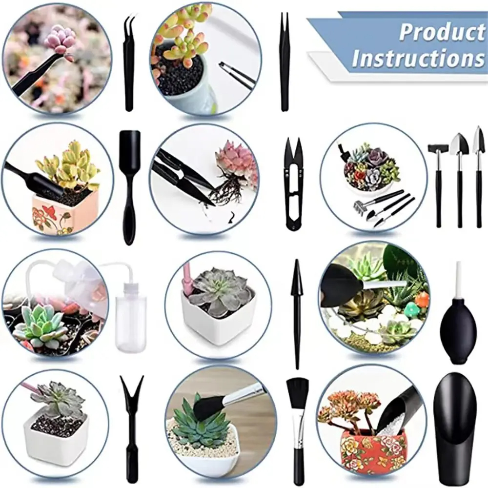 5/8/13/15/16pcs Garden Planter - Bonsai Garden Tools のレビューと価格