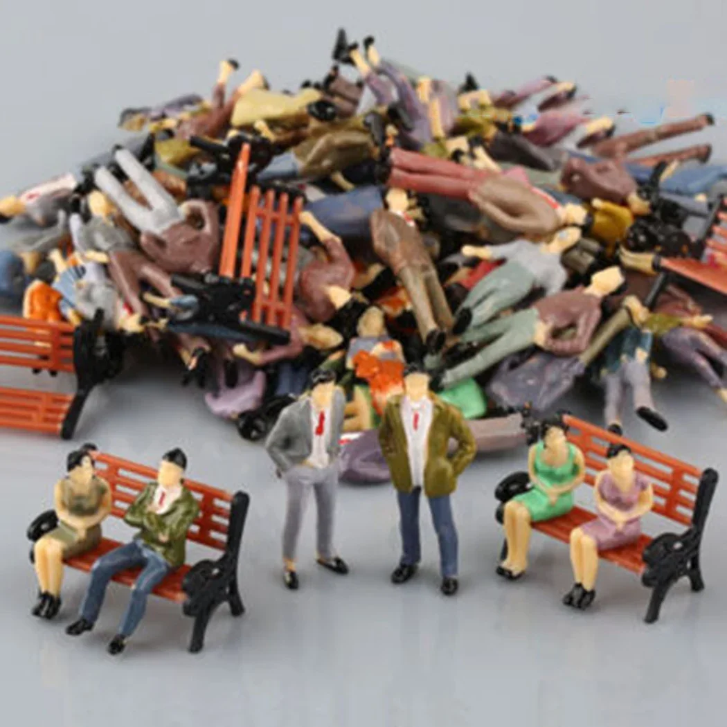 50pcs Seated Standing Model Pe - Bonsai Garden Bench のレビューと価格