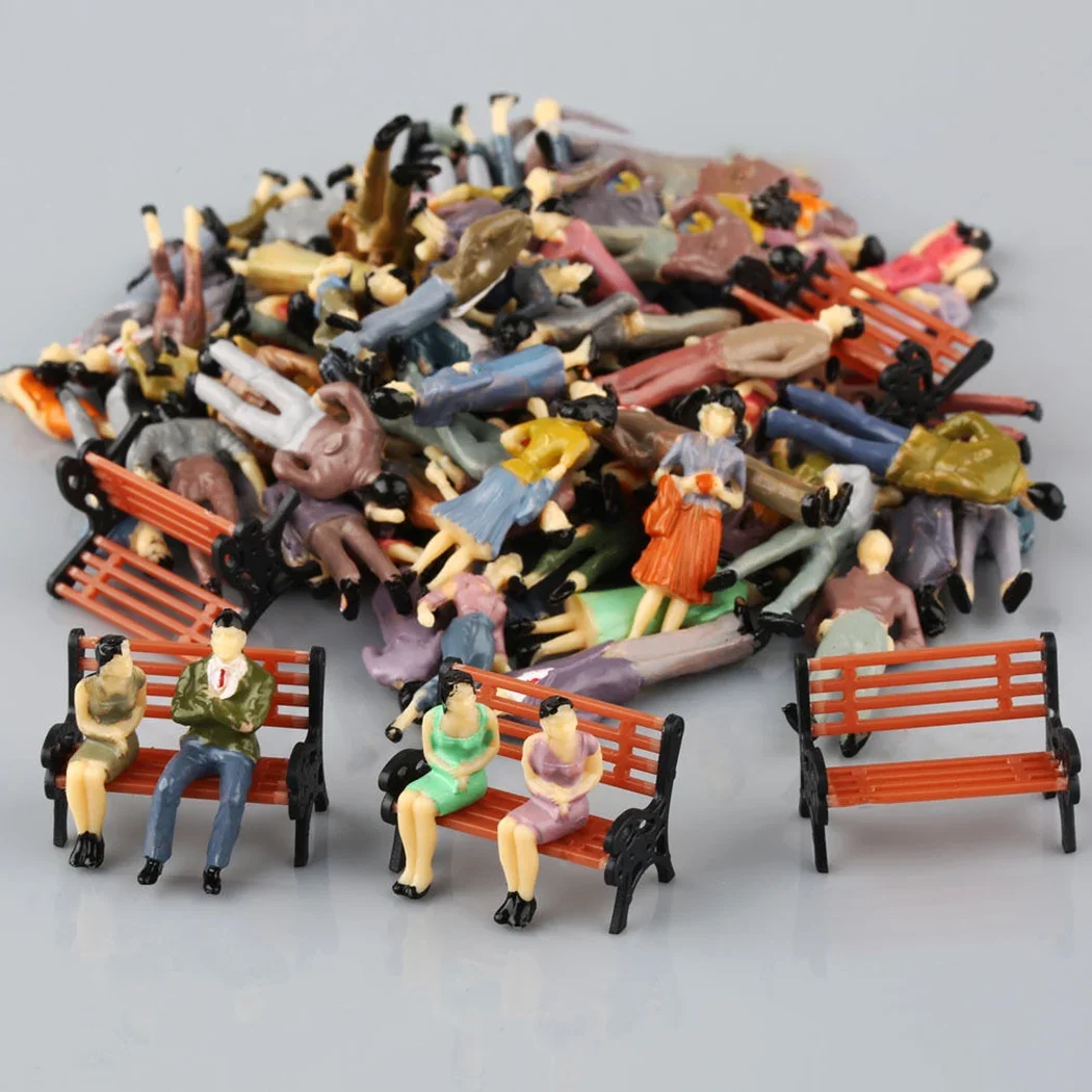 50pcs Seated Standing Model Pe - Bonsai Garden Bench のレビューと価格