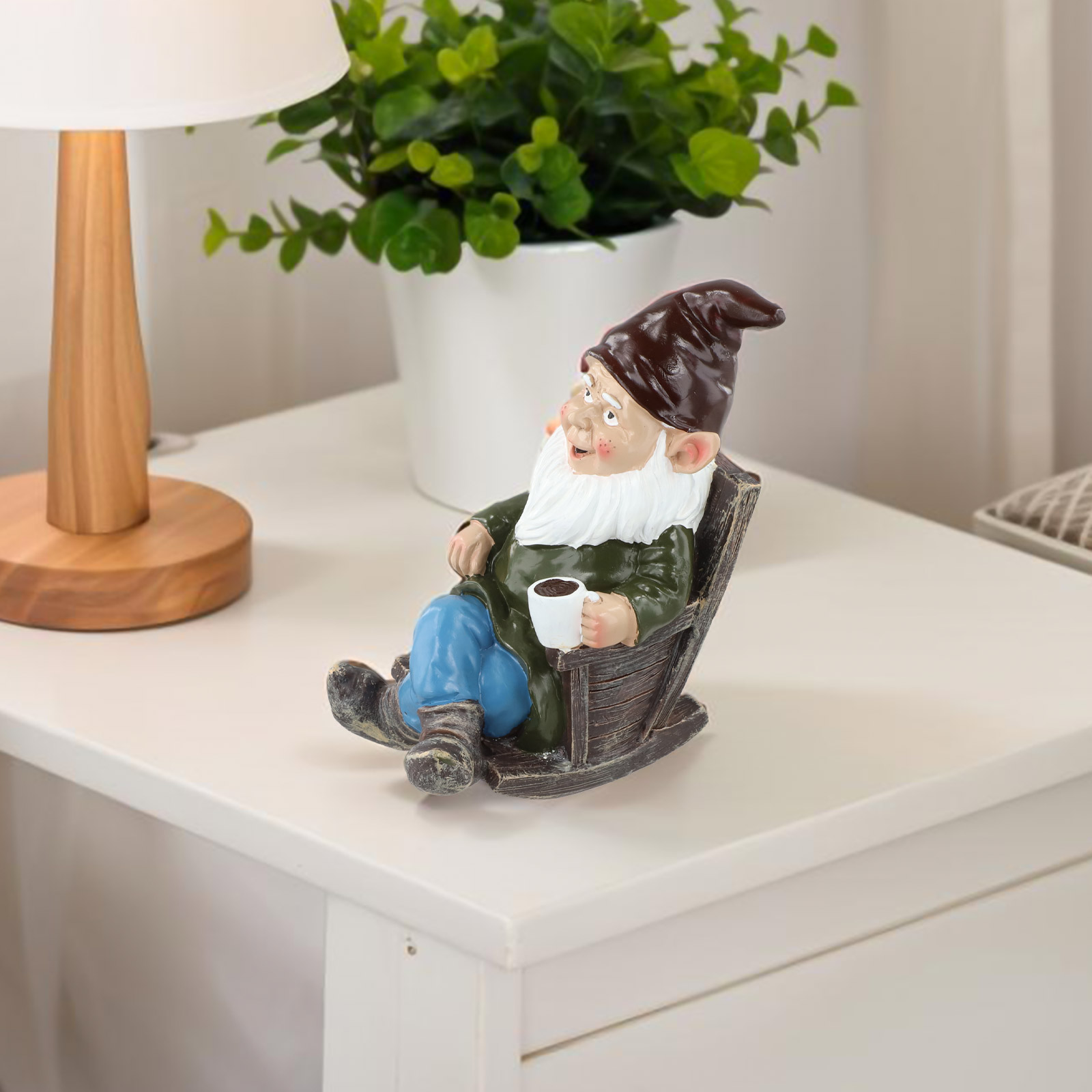 Enchanting Gnome Rocking Chair - Bonsai Garden Bench のレビューと価格