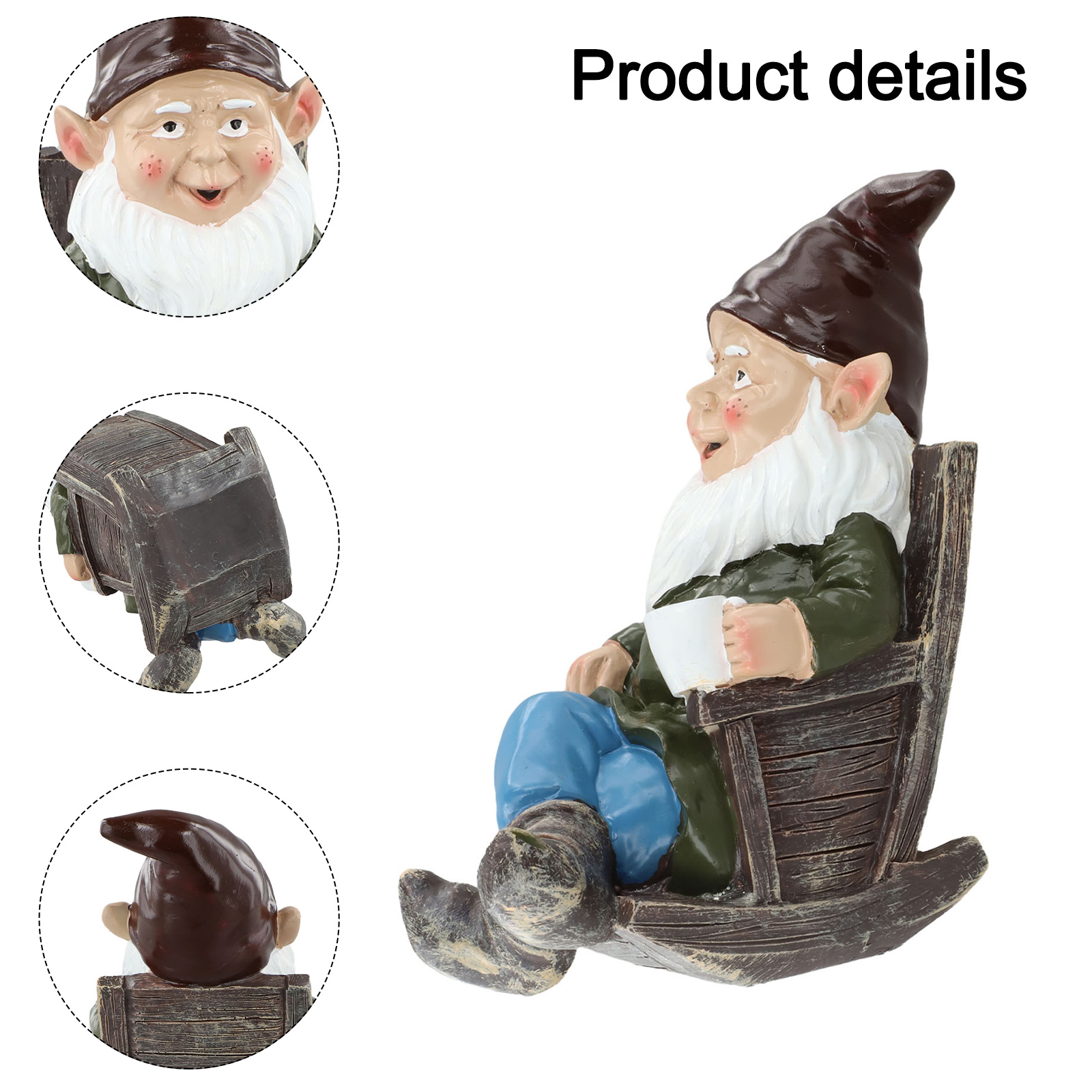 Enchanting Gnome Rocking Chair - Bonsai Garden Bench のレビューと価格