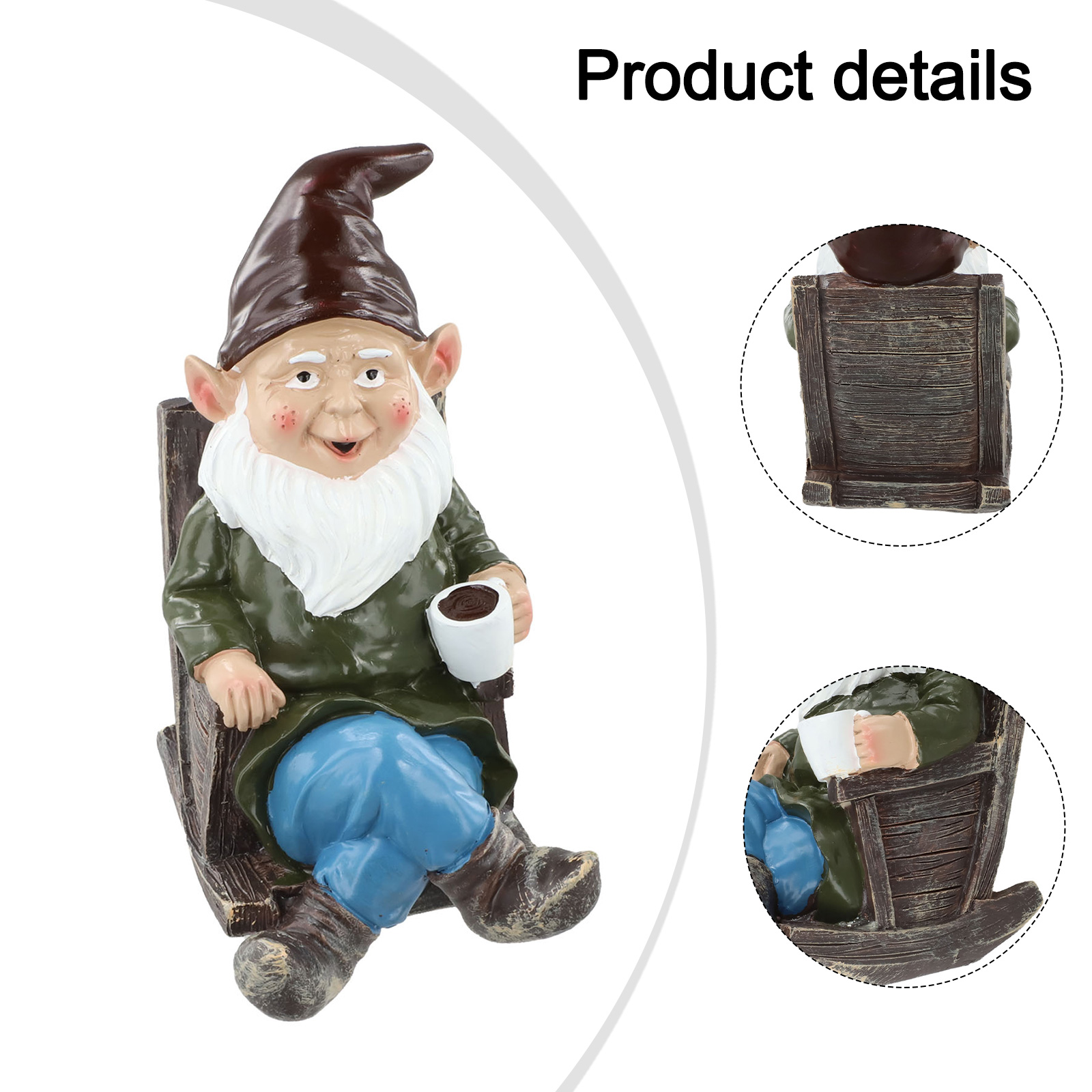 Enchanting Gnome Rocking Chair - Bonsai Garden Bench のレビューと価格