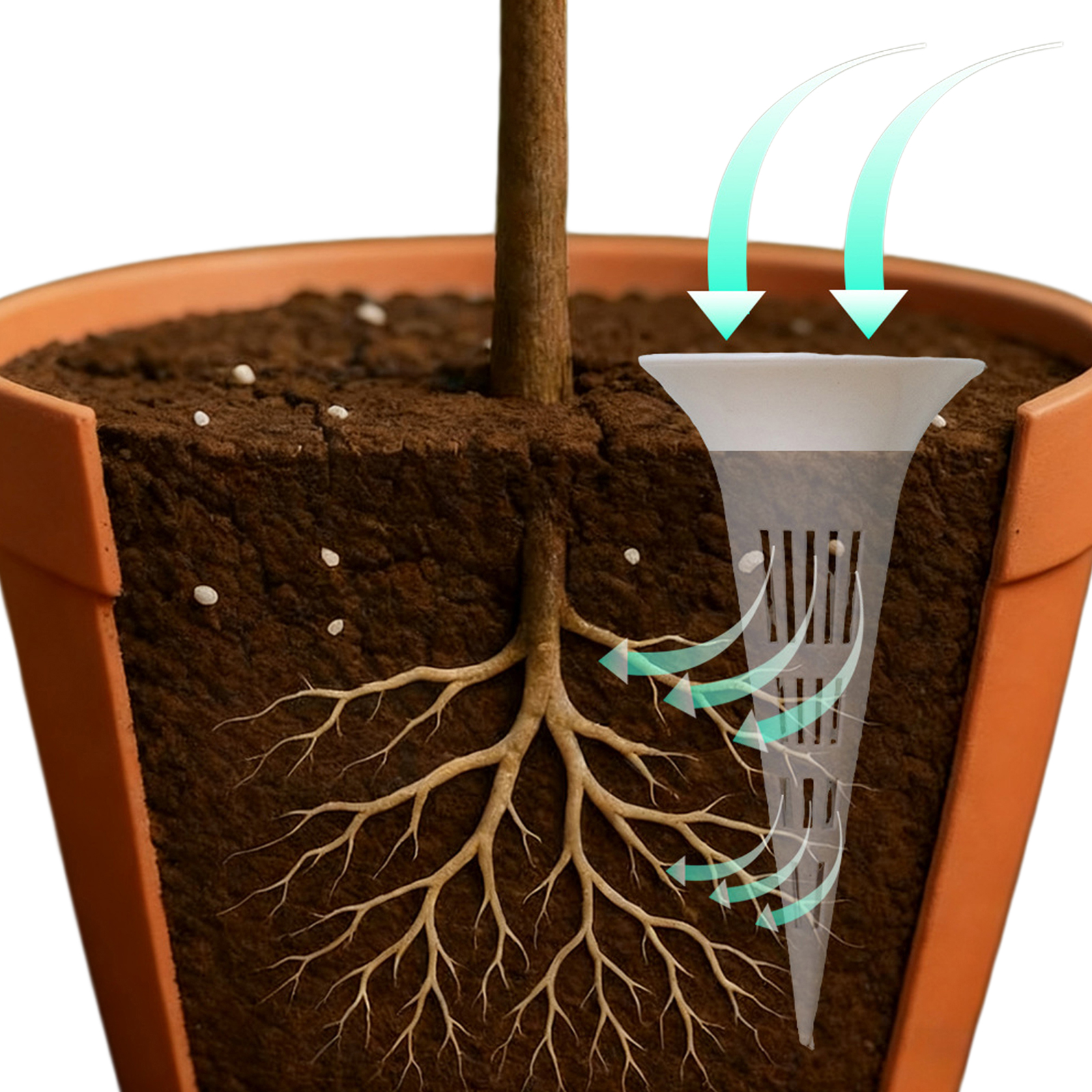 Multi-Hole Water Stakes Preven - Bonsai Garden Decor のレビューと価格