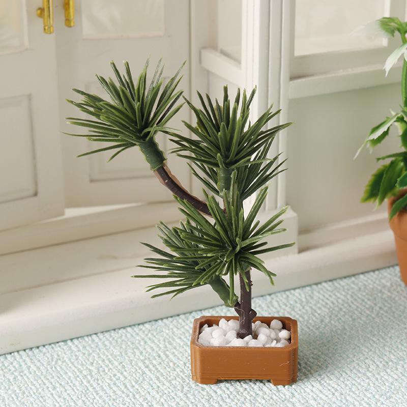 1Pcs 1/12 Dollhouse Simulation - Bonsai Garden Decor のレビューと価格