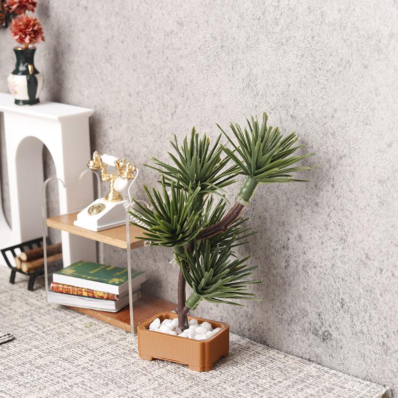 1Pcs 1/12 Dollhouse Simulation - Bonsai Garden Decor のレビューと価格