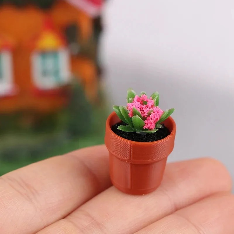 5Pcs 1:12 Dollhouse Simulation - Japanese Garden Bonsai のレビューと価格