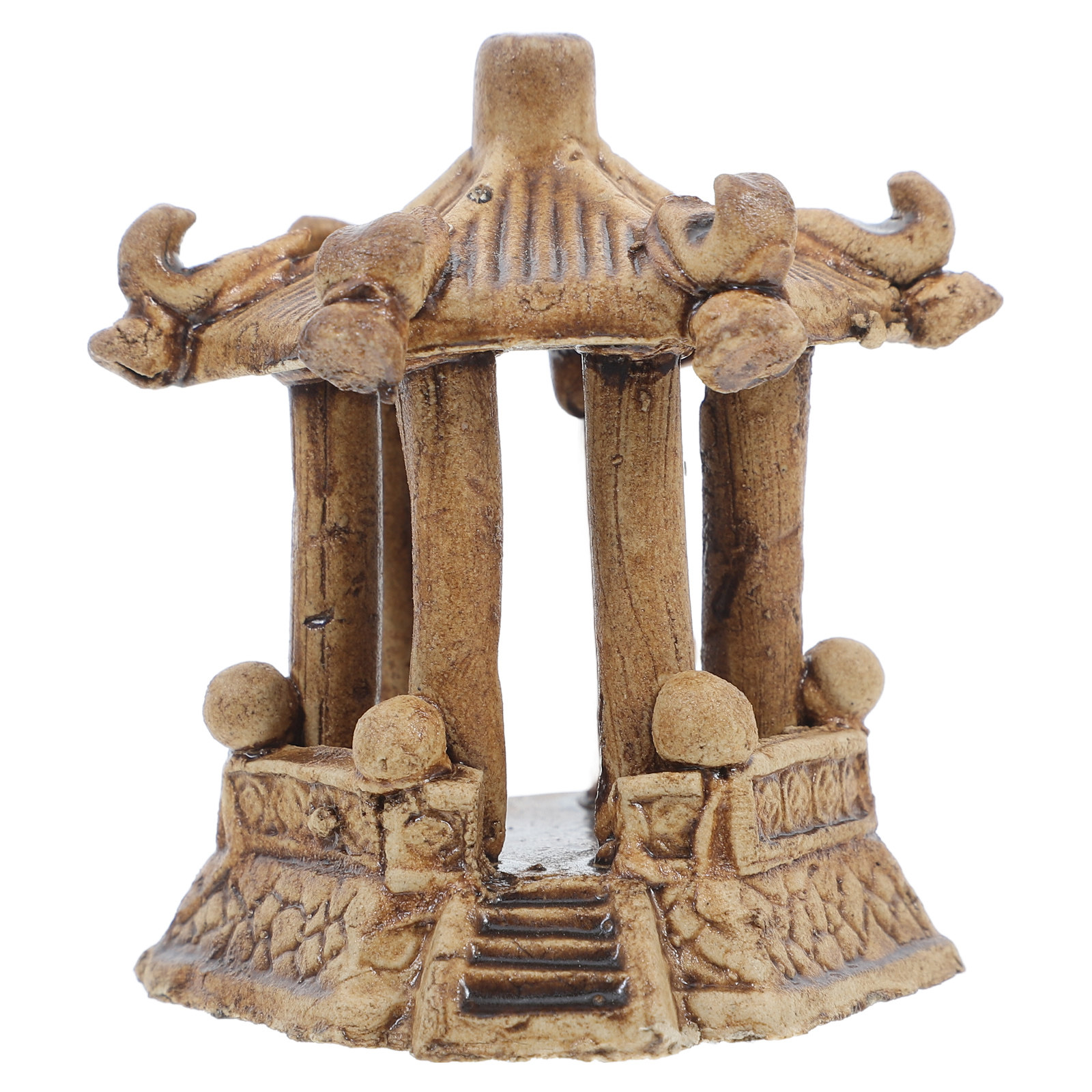 Miniature Ceramic Pagoda Hexag - Bonsai Garden Decor のレビューと価格