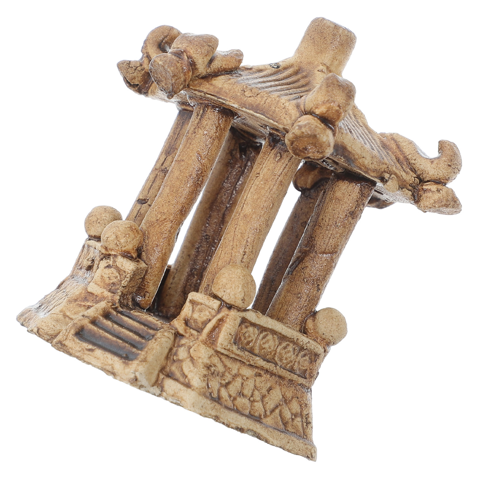 Miniature Ceramic Pagoda Hexag - Bonsai Garden Decor のレビューと価格
