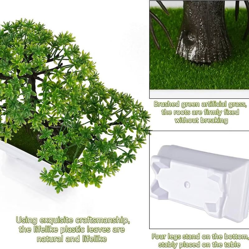 1Pcs Green Artificial Plants B - Bonsai Garden Bench のレビューと価格