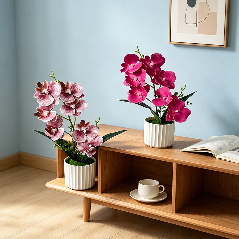 Butterfly Orchid 7-Flower Vert - Bonsai Garden Decor のレビューと価格
