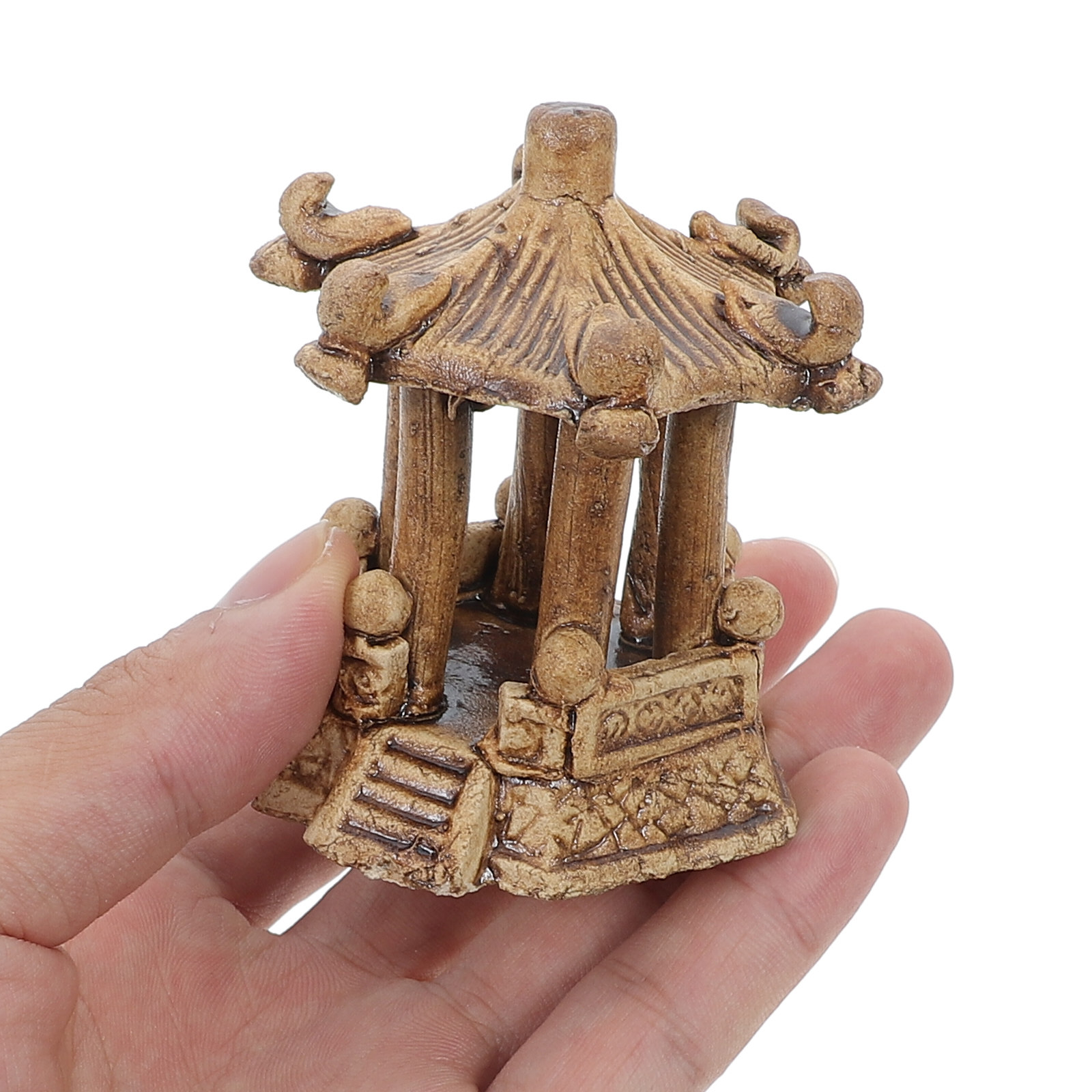 Miniature Ceramic Hexagonal Pa - Bonsai Garden Decor のレビューと価格