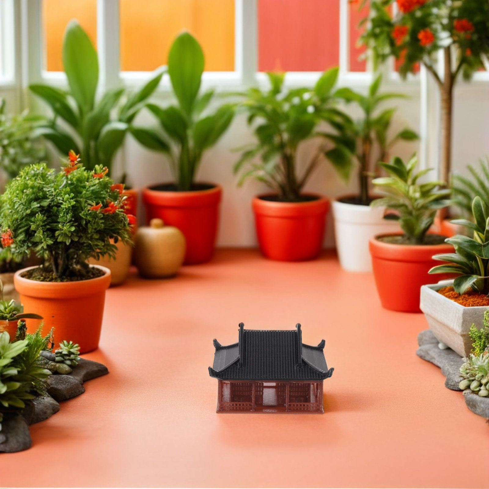 Mini Pavilion Statue Japanese  - Japanese Garden Bonsai のレビューと価格