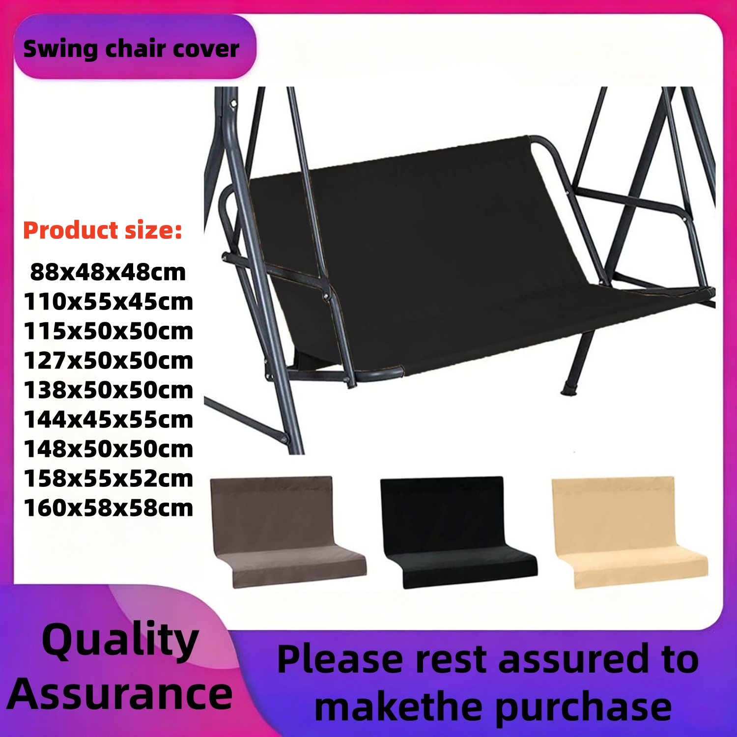 2 3 Seater Waterproof Swing Se - Bonsai Garden Bench のレビューと価格