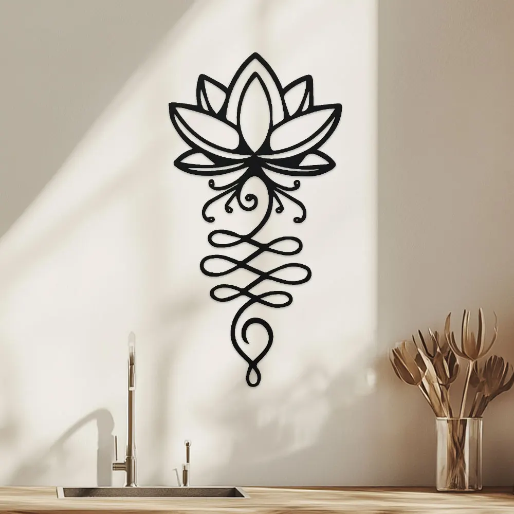 Lotus Wall Decoration,Metal Bl - Bonsai Garden Decor のレビューと価格