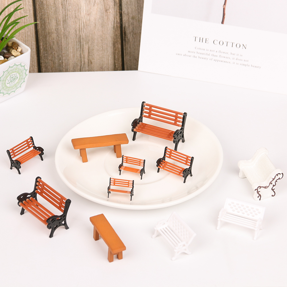 1PC Resin Miniature Bench Stoo - Bonsai Garden Bench のレビューと価格
